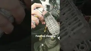 Fusebox cleaning#channel #subscribe #AT's Technical works with Asfand yar....