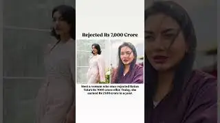 She REJECTED ₹7000 Crore from Ratan Tata & Still Earned ₹2300 Crore! 🔥 | Inspirational Story #viral