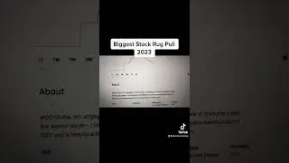 Biggest Stock Rug Pull 2023 #MGOL