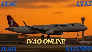 IVAO ONLINE | ✈️istanbul-Elazığ  | ✈️ | LTAC-LTAZ