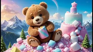 Teddy Tumbles on the Marshmallow Mountain | Fun Teddy Bear Song for Kids | Sweet Adventure Rhyme