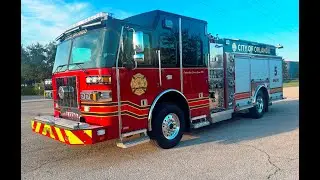 SFEV - Orlando Fire Department's new Sutphen custom pumper - ENGINE 5