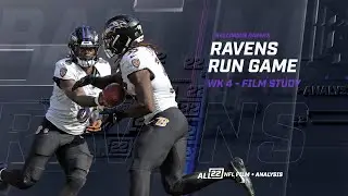RAVENS RUN GAME ROCKS CLEVELAND: WK 4 FILM STUDY #ravens #ravensflock #baltimoreravens