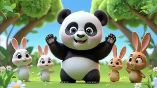 🐼 Little Panda Rhyme | Fun Animal Song For Kids | Nursery Rhymes