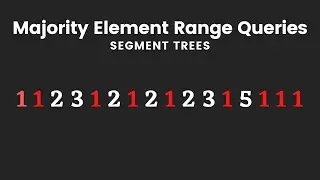 Majority Element Range Queries Tutorial