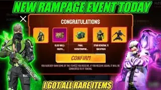 FREE FIRE NEW EVENT TODAY || NEW RAMPAGE LEGION EVENT FREE FIRE