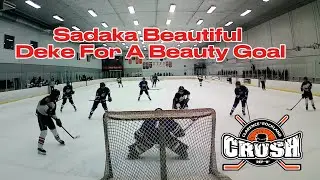 U18 Crush Forward #7 Sadaka With Beautiful Deke For A Beauty Goal