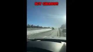 Icy Roads in British Columbia ❄️🚗  Winter Driving Hazards & Crashes