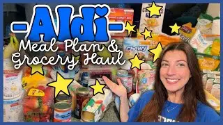 GROCERY HAUL & MEAL PLAN 💙 *Aldi and H-E-B*