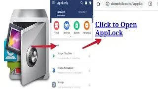 How to hide or unhide Applock Browser (Click to Open AppLock)