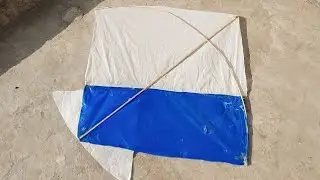 How To Make plastic bag kite | Best out of waste plastic bag kite flying | kite shopper patang