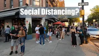 ⁴ᴷ⁶⁰ NYC Reopens! Walking NYC (Narrated) : 30th Avenue, Astoria, Queens (June 13, 2020)