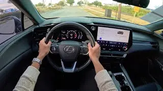 Lexus RX 350 Premium Plus 2024 года — тест-драйв от первого лица.