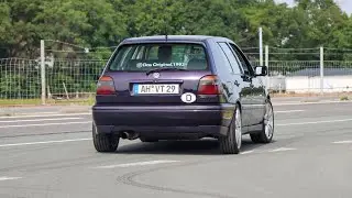 650HP TURBO VR6 Golf 3 | CRAZY Accelerations, Flames, Revs, ...