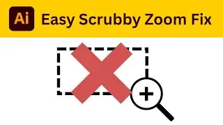 How to Fix Scrubby Zoom in Adobe Illustrator - Fast!