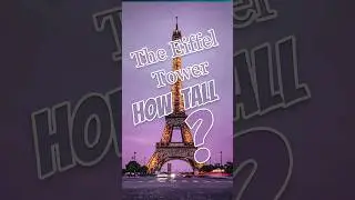 English Lesson: Facts About The Eiffel Tower #shorts
