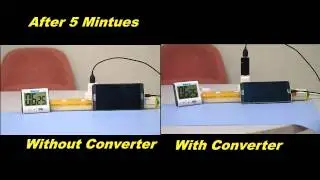 Samsung Galaxy Note3 Charging comparison in Quick Charge converter for 30 mins