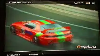 Ridge Racer V - Sunny Beach (Replay) | Kamata Fiaro (Extra) [2'56