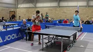 MATRIX TT CUP men's singles quarter final Joseph Hunter Vs Alim Hirji 