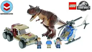 LEGO Jurassic World 76941 Carnotaurus Dinosaur Chase Speed Build
