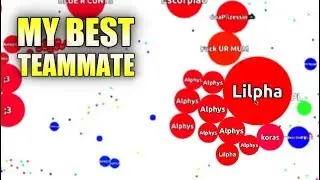 Agar.io - TEAM MODE WITH LILLYS