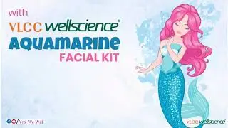 VLCC Wellscience Aquamarine Facial Kit | Instant Glow | For All Skin Type | Sensitive Skin