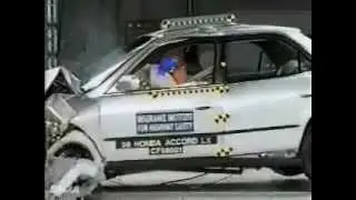 62. IIHS Crash Test 1993, 1994, 1995 and 1998 Honda Accord