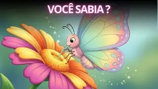 Curiosidades Mágicas Sobre as Borboletas/Mundo Encantado Kids #aprender #videoeducativo #youtubekids