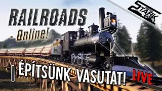 Railroads Online! - 1.Rész (Vasutat Építünk Szállítmányozásra) - Stark LIVE