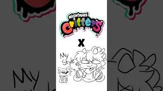 Nightmare Critters in MY Style pt.1 || Poppy Playtime #poppyplaytime #shorts #art