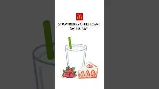 Trying Strawberry Cheesecake McFlurry #mcdonalds #mcflurry #icecream #fastfood @McDonaldsCanada