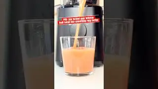 I turned my leftover fruit salad to juice | zero waste fruits