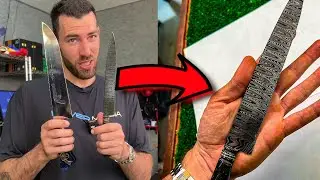 Estas facas puro A&Ccedil;O foram feitas por um leg&iacute;timo FERREIRO ARTES&Atilde;O! 🔪👨&zwj;🏭