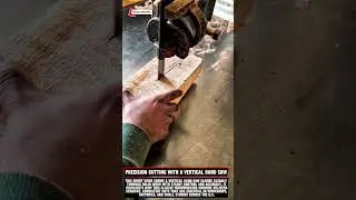 Precision Cutting with a Vertical Band Saw #BandSaw #Woodworking #CuttingWood