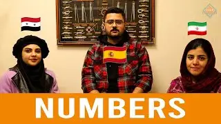 Spanish vs Persian vs Arabic | Numbers (مقایسه اعداد در زبان اسپانیایی و فارسی و عربی)