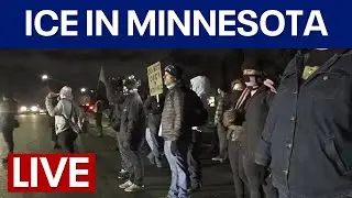 LIVE | ICE in Minnesota: Live outside Whipple Building
