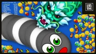 WORMS ZONE epic Gameplay Top 1 | video #243 | slitherio wormate biggest snake io🐍 game | LUKIRAZONE
