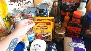Huge 2 week grocery haul, Aldi and Tesco - May 2020 #familyof5 #Groceryhaul #mealideas