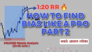 How To Find Bias In Trading - Part 2 | SMC + ICT Bias Strategy | Gold Weekly Analysis | MS Trading