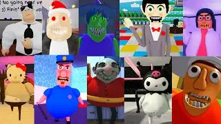 Roblox 9 SPEEDRUN Escape Obby, KUROMI BARRY, Mr Silly Dummy, DRAG PRISON, MR UGLY, MR MEAT'S BUTCHER