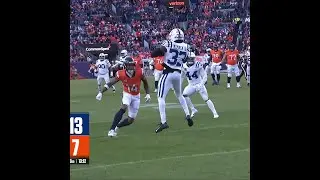 Samuel Womack intercepts the Bo Nix pass vs. Denver Broncos