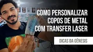 #154 - Personalizando Copos de Metal com Primer para Transfer Laser