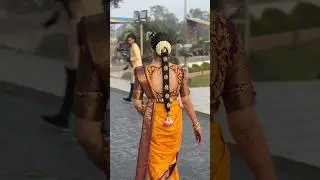 Iyengar Brahmin bridal makeover bridal jade hairdo #indianbridalhair #weddingceremony #beautifull