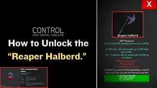 How to unlock the Reaper Halberd. | RIOT CONTROL SIMULATOR