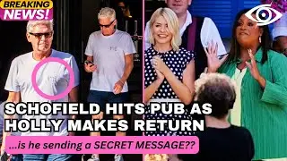 Phillip Schofield Drowns His Sorrows As Holly Willoughby Makes This Morning Return - Scandal Latest