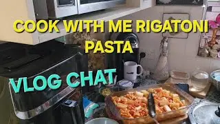 COOK WITH ME MY RIGATONI PASTA RECIPE IDEAS / VLOG CHAT @djpamelamc #RIGATONI #cookwithme #mydiaries