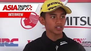 Mario Aji Takes Victory: Race 1 Interview | Road to MotoGP | Idemitsu Asia Talent Cup
