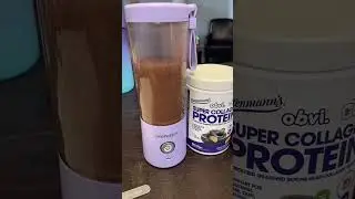 Trying out my new collagen protein! #blendjet #slimfastketo #obvi #fok