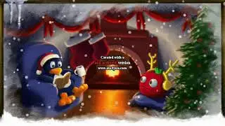 Jiji Penguin Christmas New Super mario bros series tower