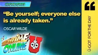 U-Quote for the day from Oscar Wilde | Showtime Online U